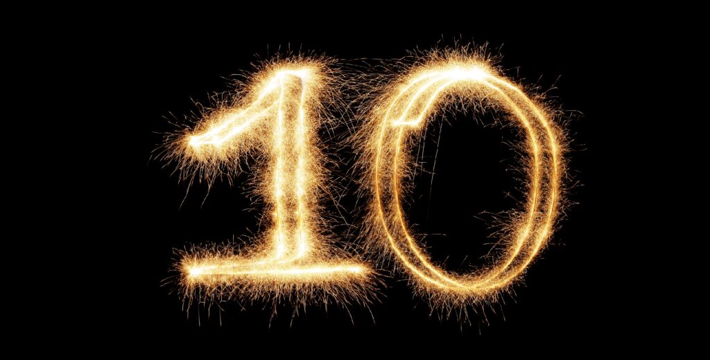 Значення числа 10