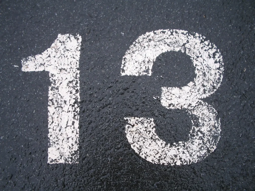 Число 13