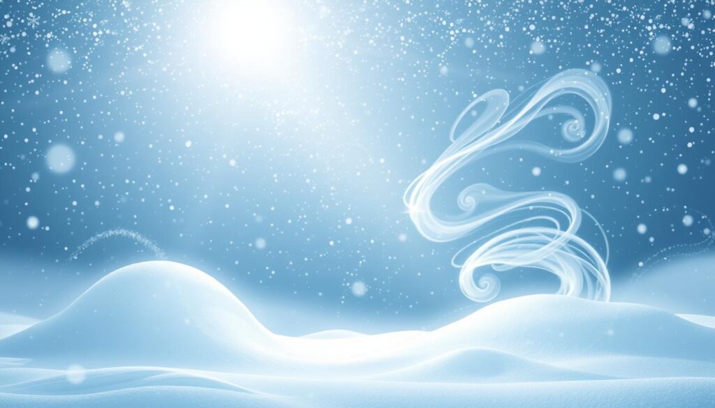 Эмоции в снежных символах сна