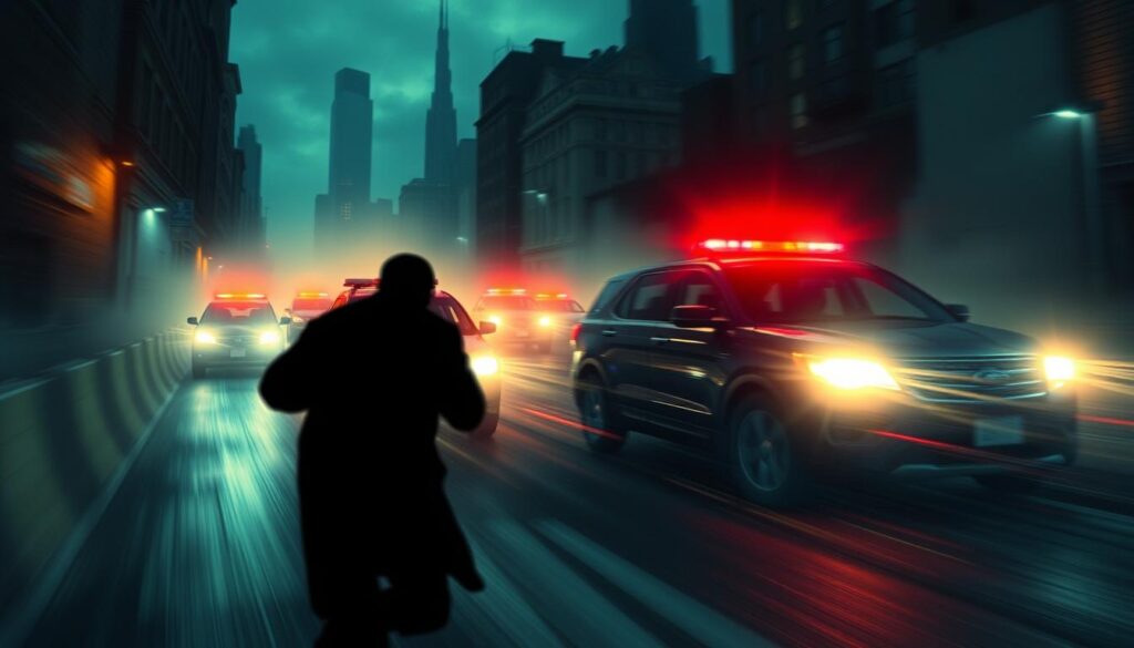 Погоня во сне с полицией