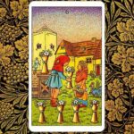 Карта Таро Шестерка Кубков (Кубки 6): Содержание и полное описание
