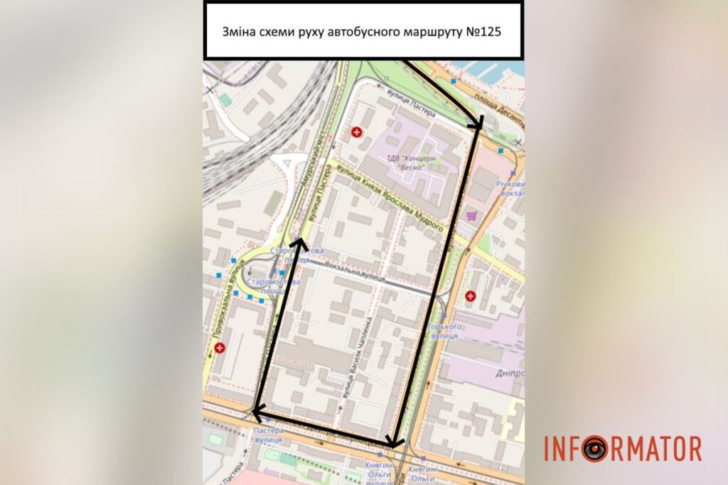Автобус №125 в Дніпрі: Маршрут, розклад руху та ціна проїзду